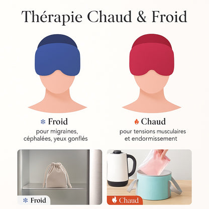 MigraCalm – Casque Thérapeutique Froid & Chaud